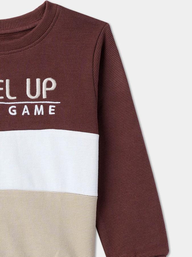 Boys Relaxed Fit Full Sleeve Crew Neck SweaT-Shirt