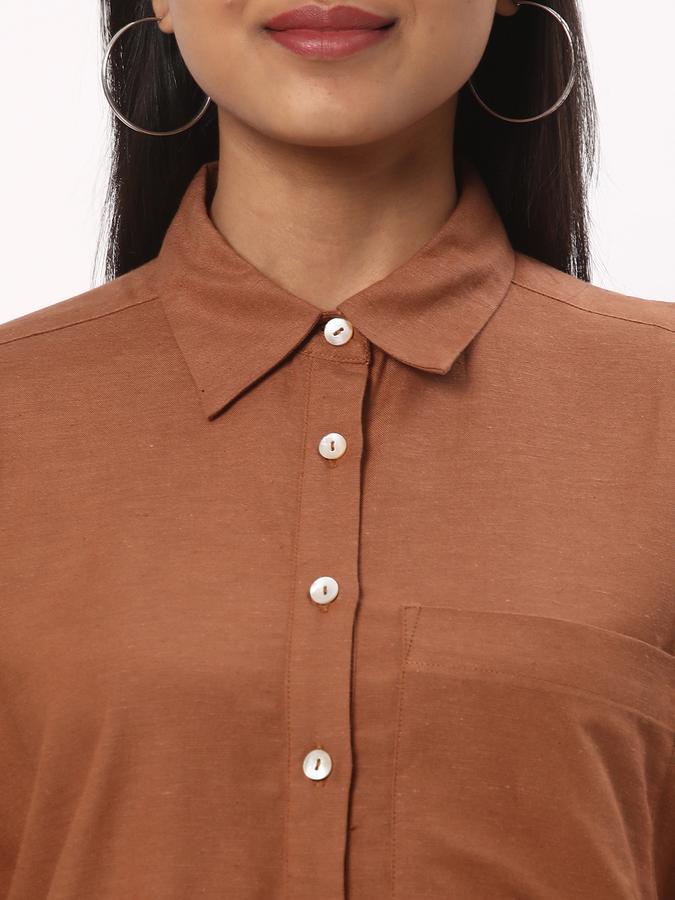 Women Spread Collar Tunic image number 3