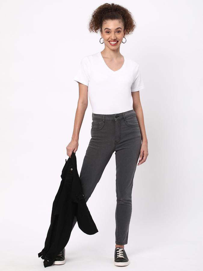 Women Regular Fit Round-Neck T-Shirt image number 1