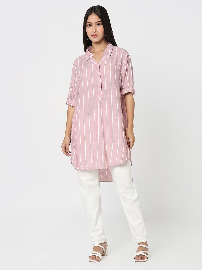 Casual Striped Women Top image number 1