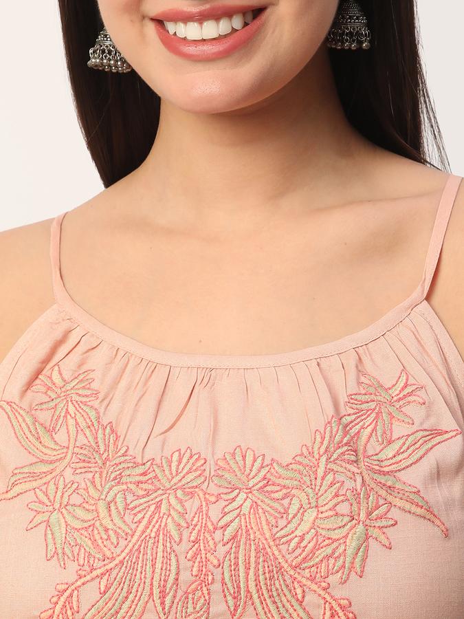 Women Rayon Embroidered Kurta and Pants Set