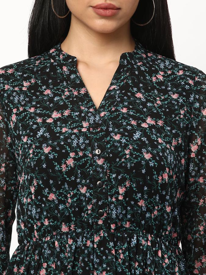 Women Printed A-line Dress image number 3