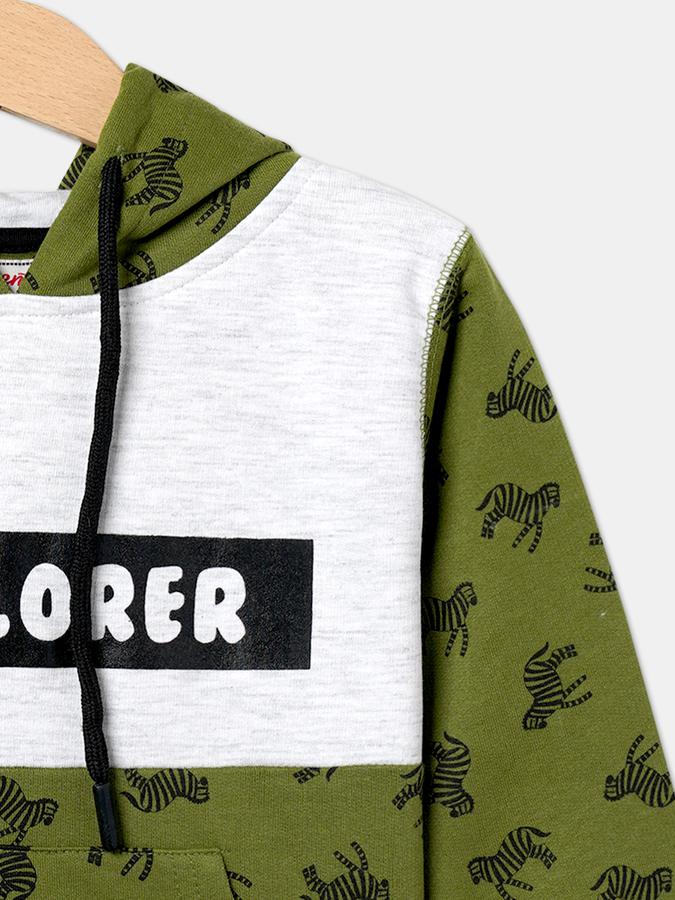 R&B Boys Olive Sweatshirts & Hoodies image number 2