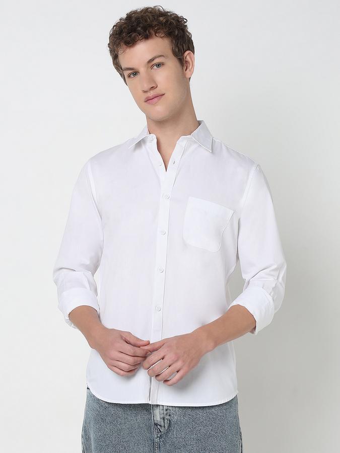 R&B Men's White Shirt