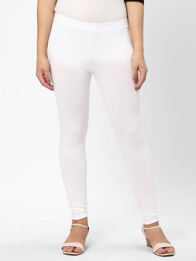 R&B Women Ethnic Wear White Leggings