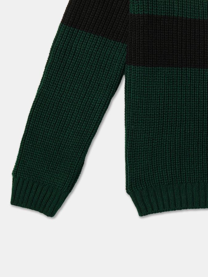 R&B Boys' Grey Colourblocked Sweater