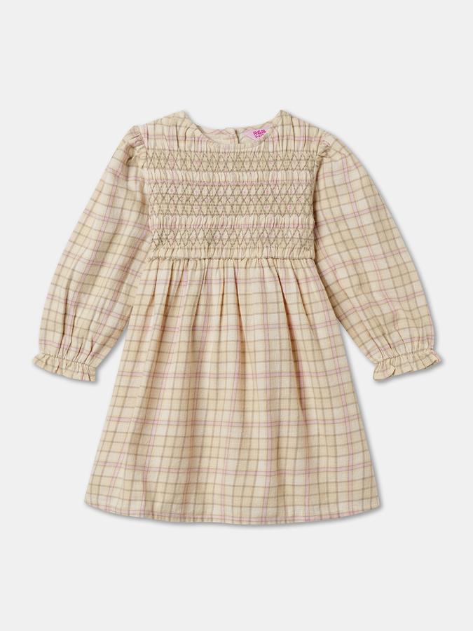 Girls Midi/Knee Length Casual Dress 3/4 Sleeve