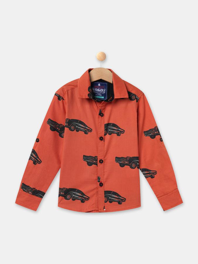 R&B Boys Brown Shirts image number 0