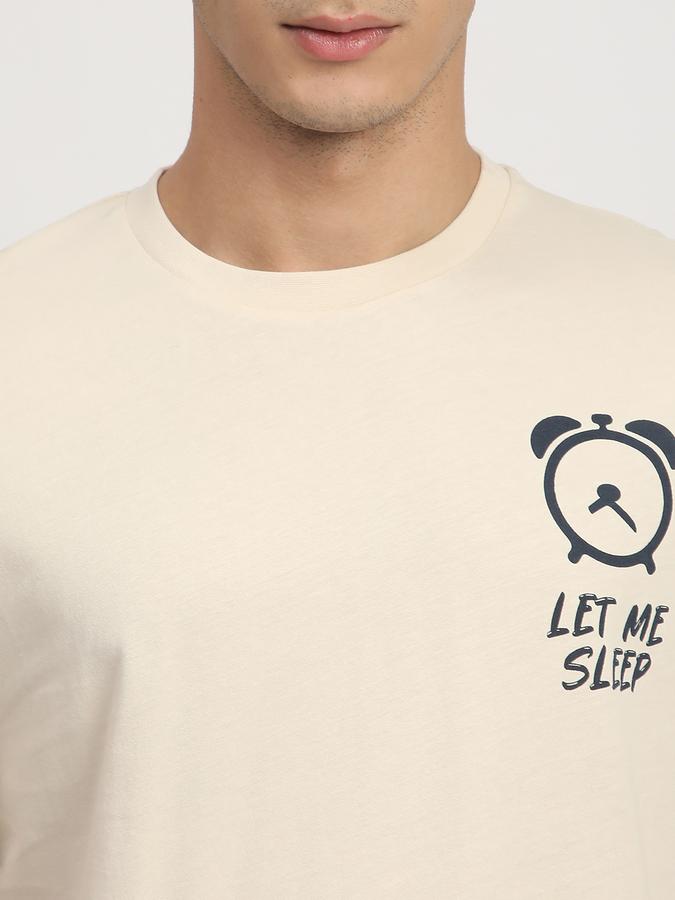 Men Cotton Relaxed Fit Drawstring Waist Plaid Trousers