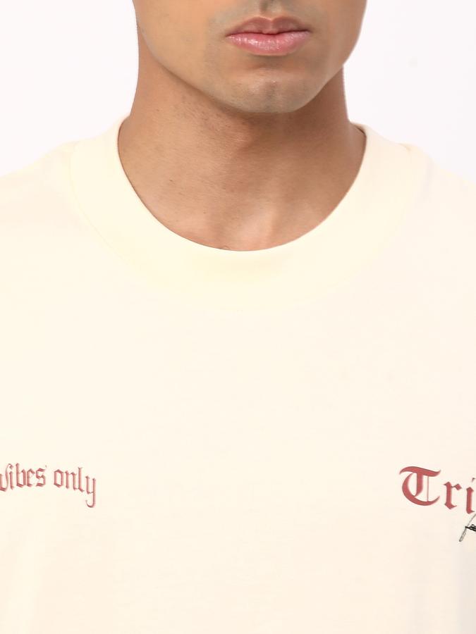 Men Typographic Print Regular Fit T-shirt data-index=