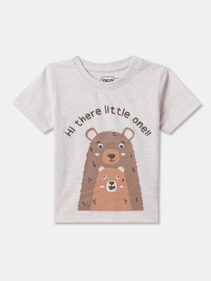 Baby Boys Graphic Print Pure Cotton Regular T Shirt image number 2