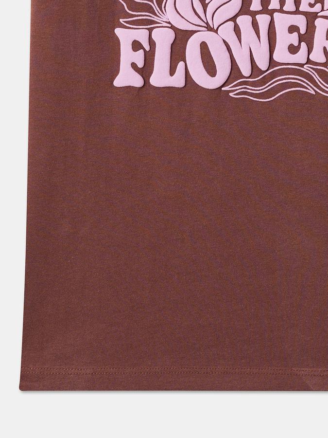 Girls Graphic Print Pure Cotton Regular T Shirt image number 3