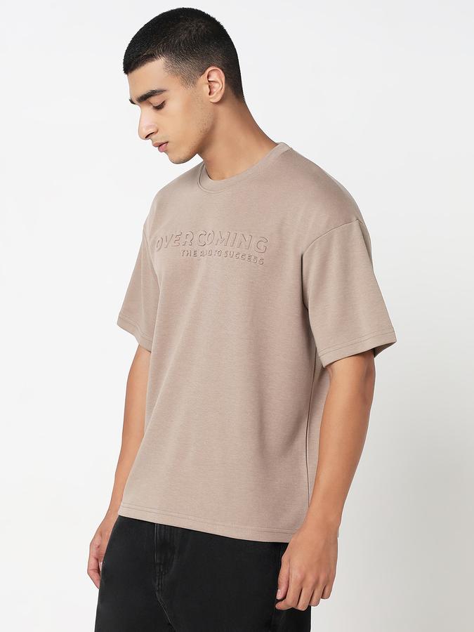 R&B MENS INTERLOCK EMBOShort SleevesED TEE, LOOSE FIT image number 2