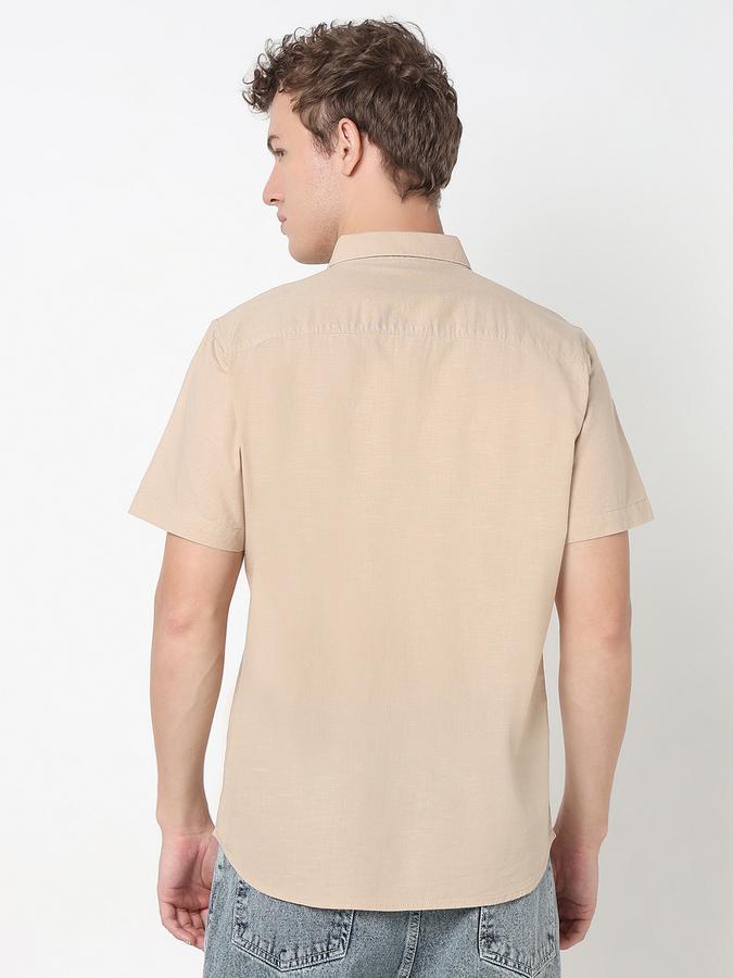 R&B MENS Long sleeves Casual Solid SHIRT image number 3