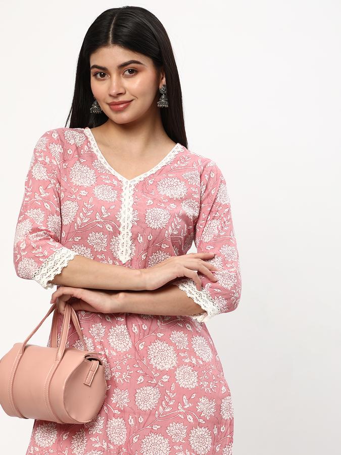 Women Micro Print Kurta data-index=