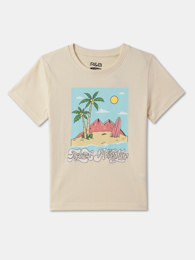 Boys Regular Fit Short Sleeve Crew Neck T-Shirt