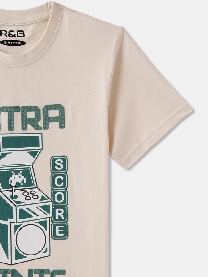 Boys Printed Pure Cotton Regular T Shirt image number 2