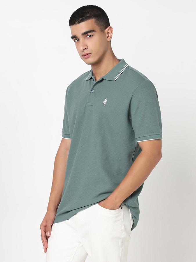 MENS TEXTURE POLO image number 2