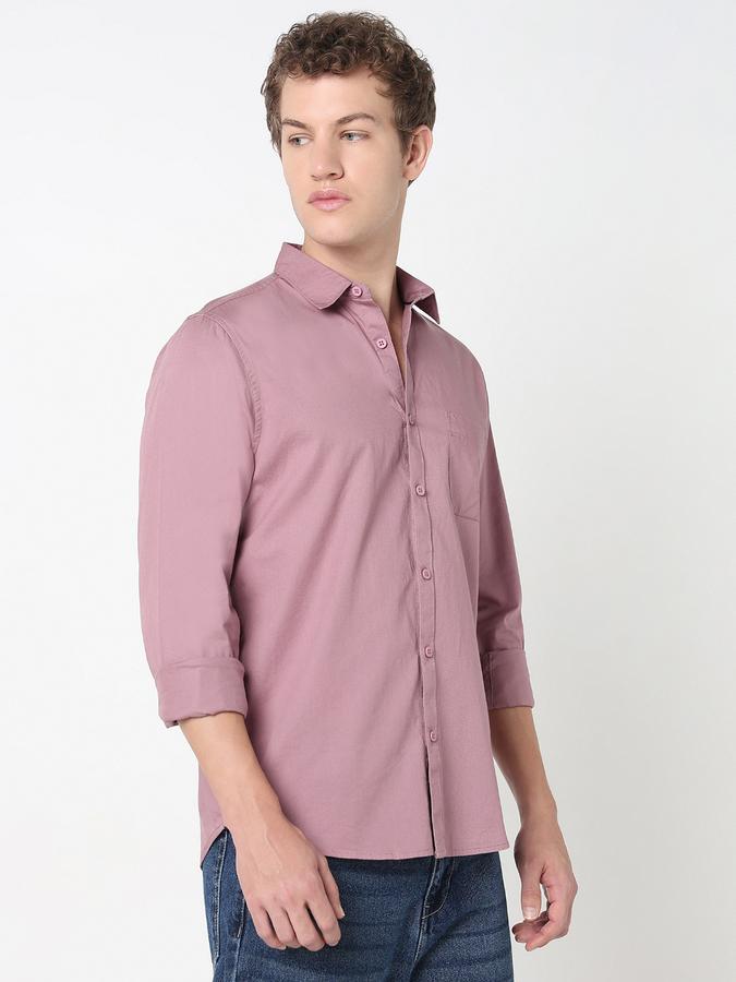 R&B MENS Long sleeves Casual Solid SHIRT image number 2