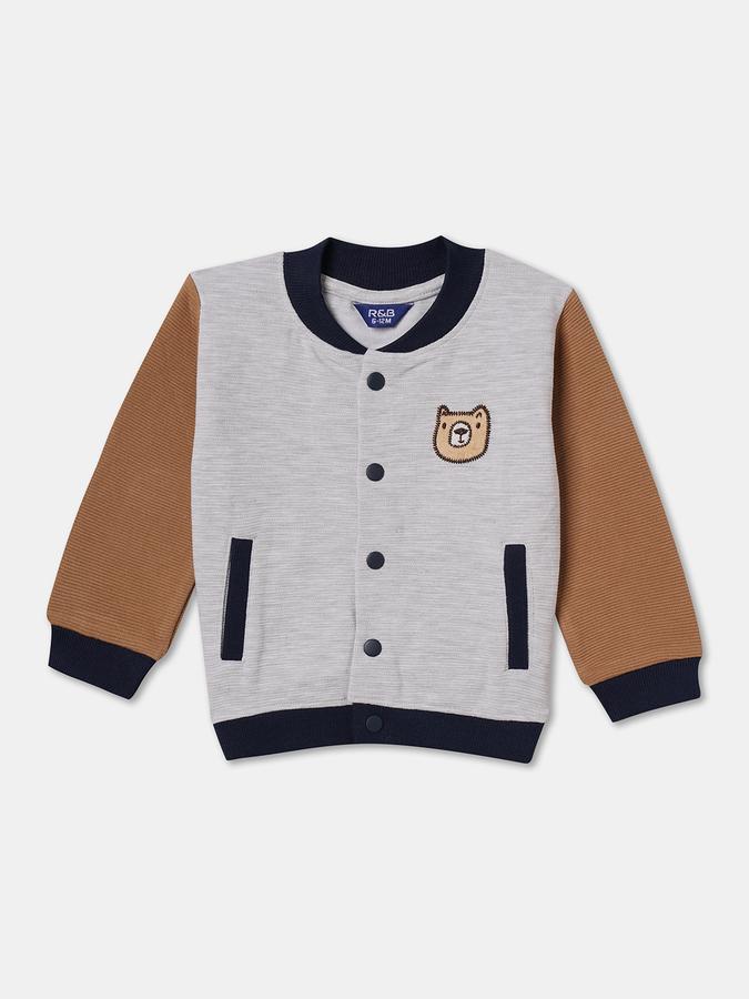 Boys Applique Full Sleeves SweaT-Shirt with Joggers Fashion Set