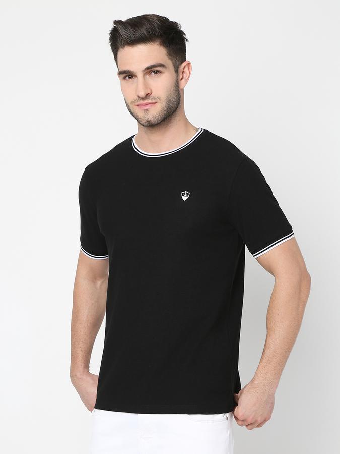 Men Regular Fit Crew-Neck T-Shirt image number 1