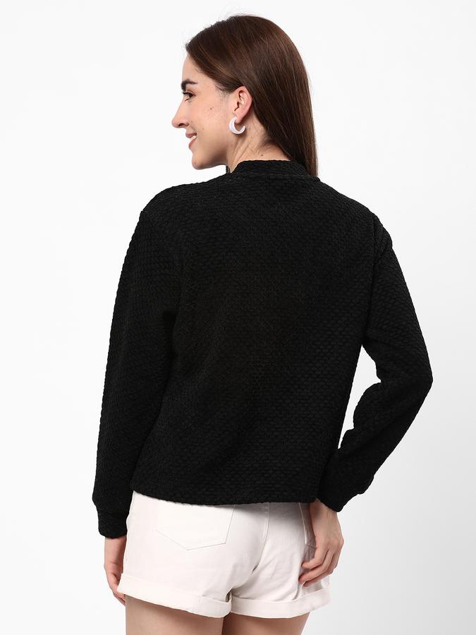 Women Patterned-Knit High-Neck Pullover image number 2