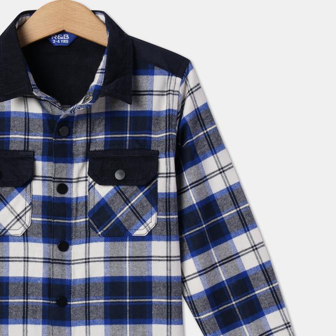 R&B Boy's Checks Shirts image number 2