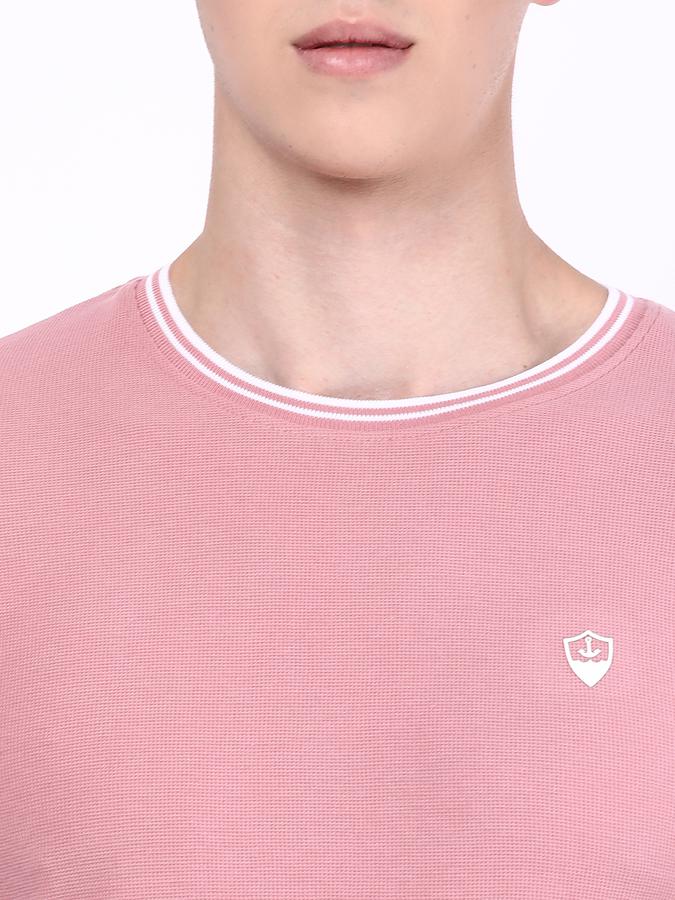R&B Men's Solid Structured T-Shirt image number 3