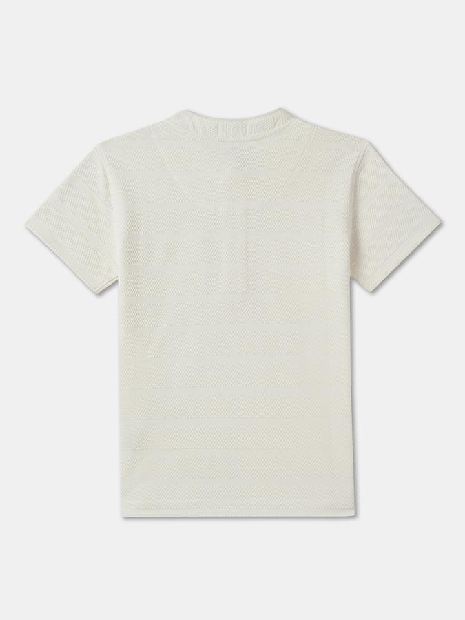 Boys Regular Fit Short Sleeve Henley Neck T-Shirt
