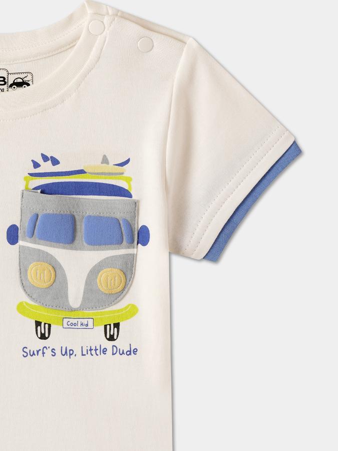 R&B BOYS SHORT SLEEVE Printed T-SHIRT image number 2