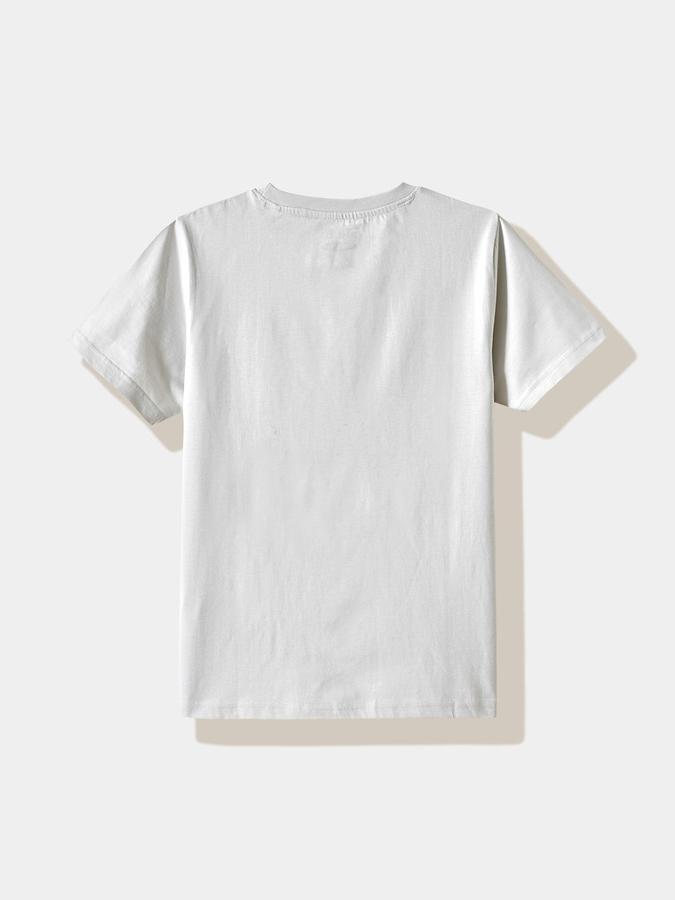 Boys Cotton Regular Fit Crew Neck Graphic T-shirt