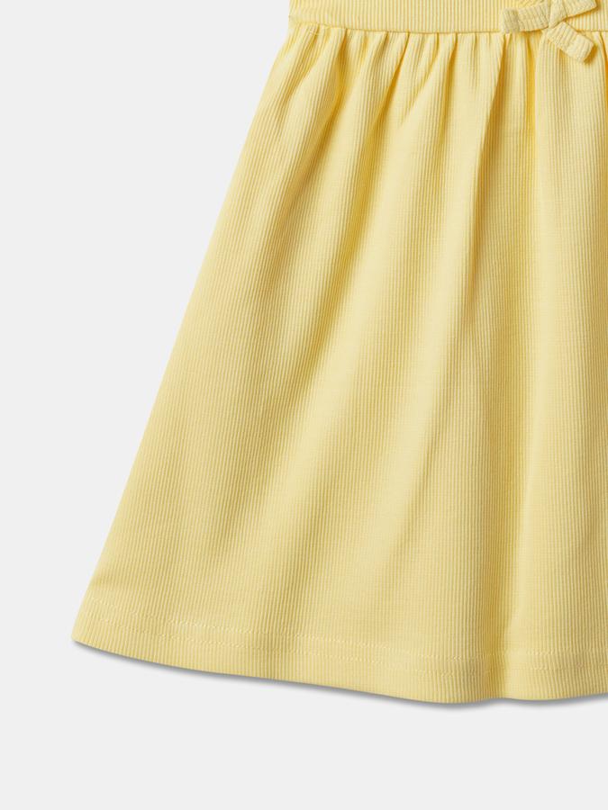 Women Ribbed A-Line Dress image number 3