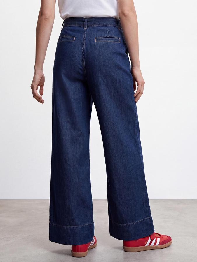 R&B Women Dark Blue Mid-Rise Regular Fit With Belt Jeans