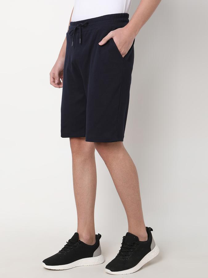 Boys Cotton Relaxed Fit Drawstring Waist Clean Hem Shorts