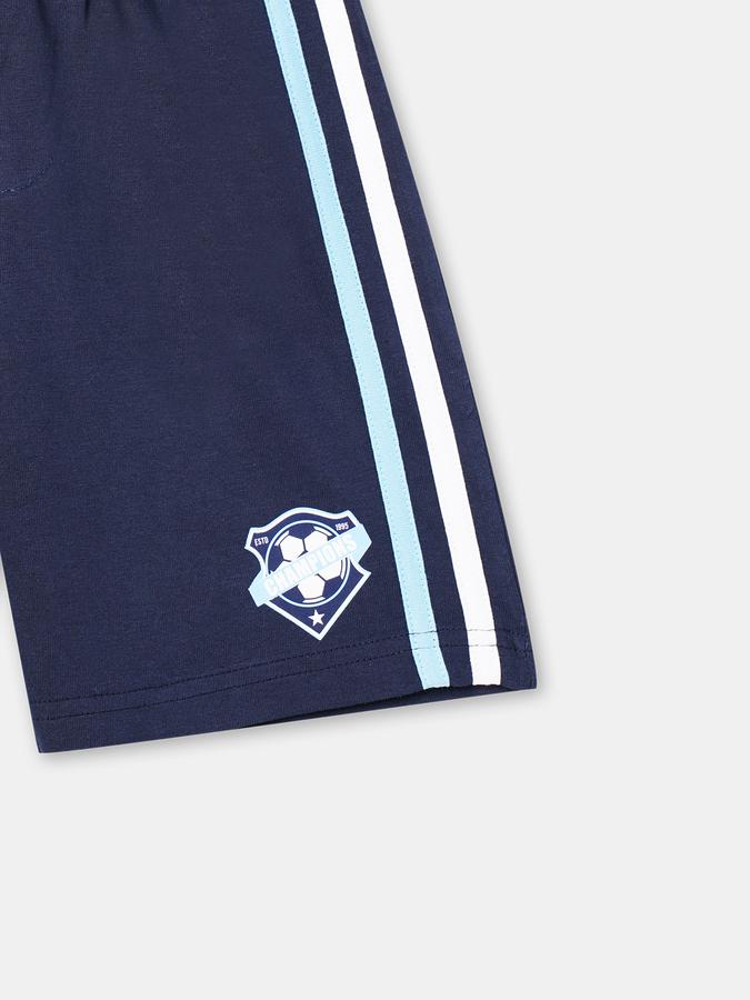 R&B Boys Navy Shorts & 3/4Ths image number 2
