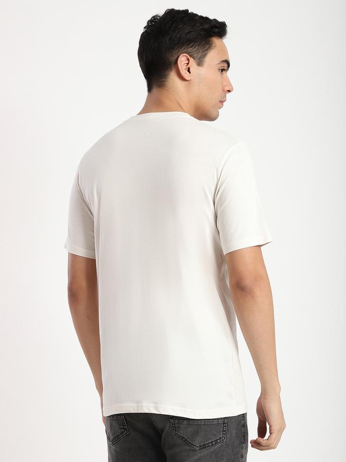 Men Cotton Regular Fit Crew Neck Graphic T-shirt