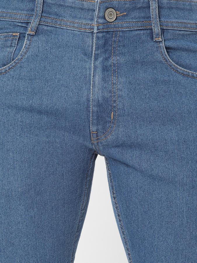 R&B Men's Basic Skinny Fit Jeans image number 3
