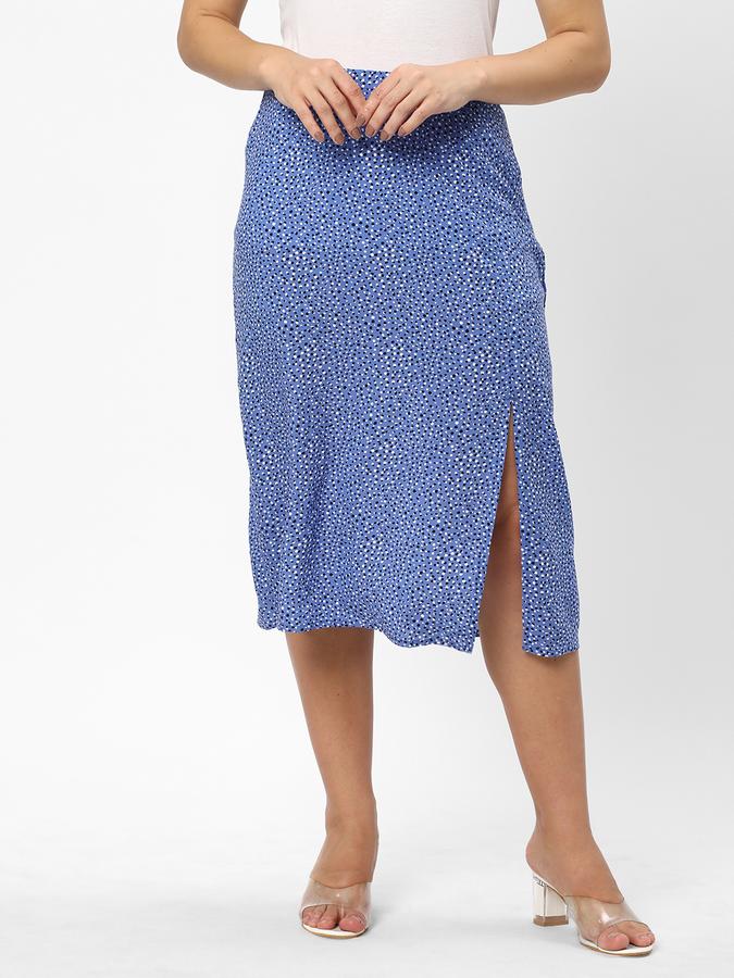 R&B Women Blue Skirts
