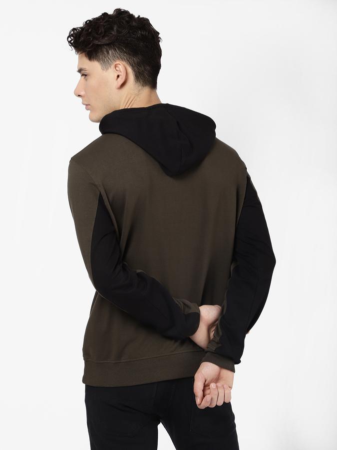 R&B Olive Men Sweatshirts & Hoodies image number 2
