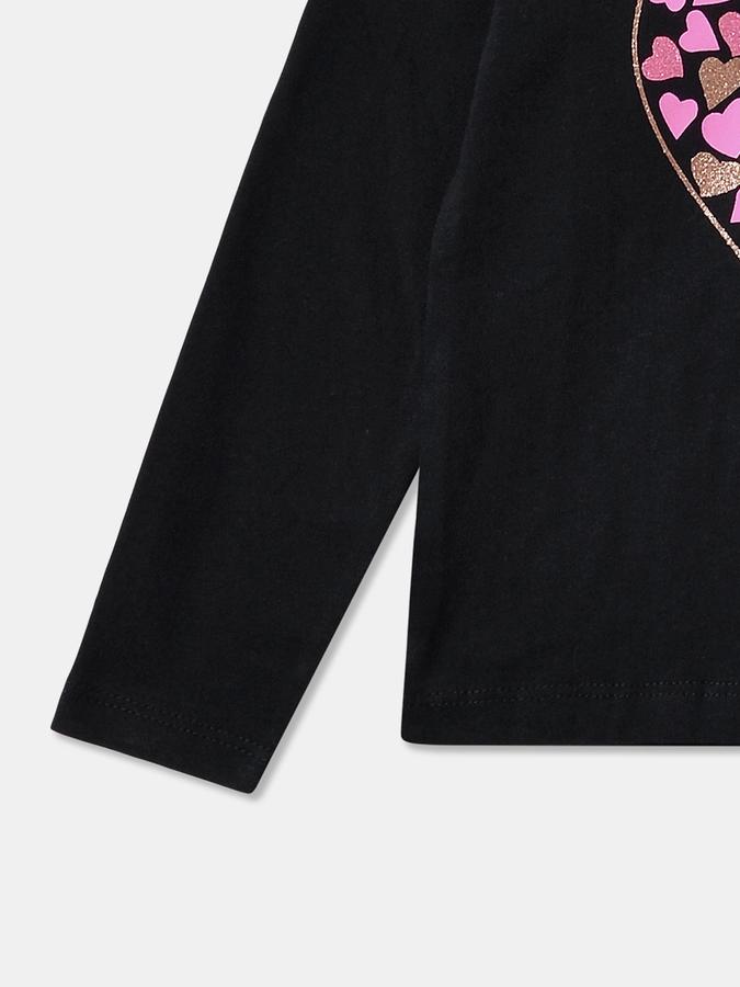 Girls Graphic Print Pure Cotton Regular T Shirt image number 3