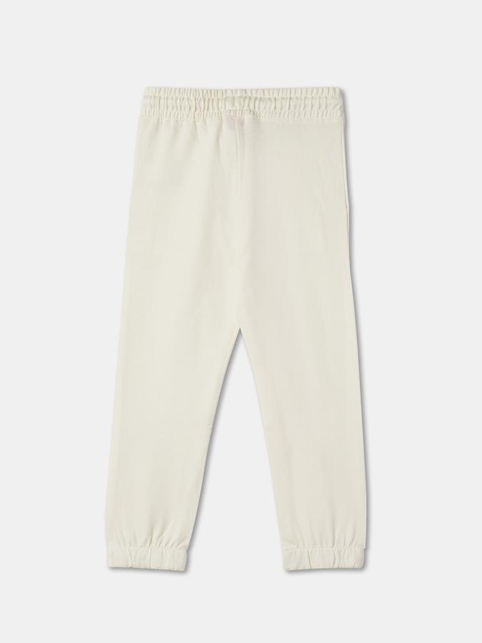 Girls Typographic Print Straight Track Pants image number 1