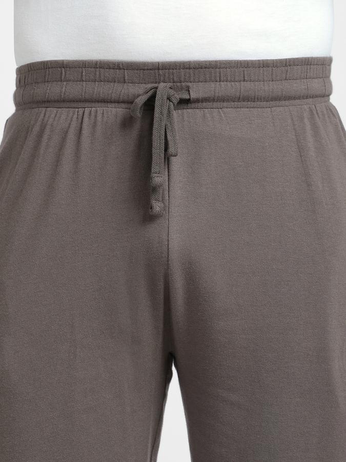 Men Cotton Modal Relaxed Fit Drawstring Waist Solid Sleep Shorts
