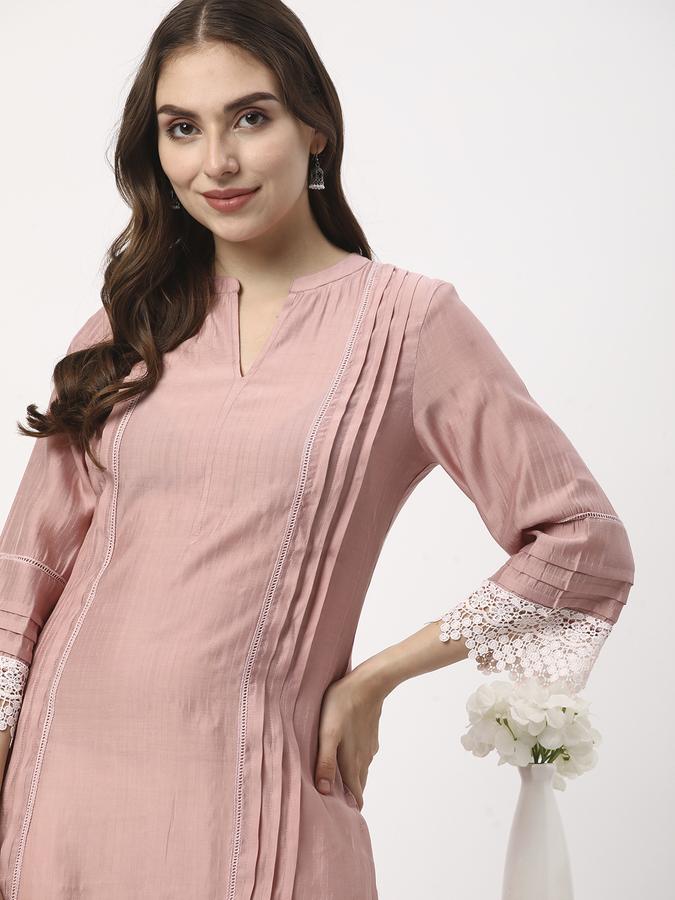 Women Solid A-line Kurta 