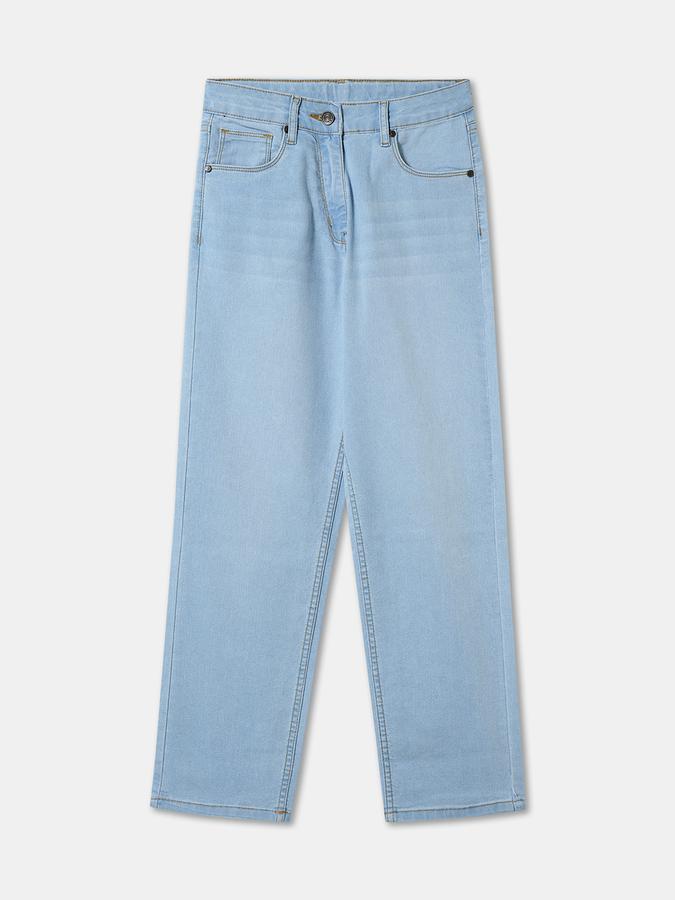 Girls Blend Regular Fit Mid-Rise Clean Look Jeans