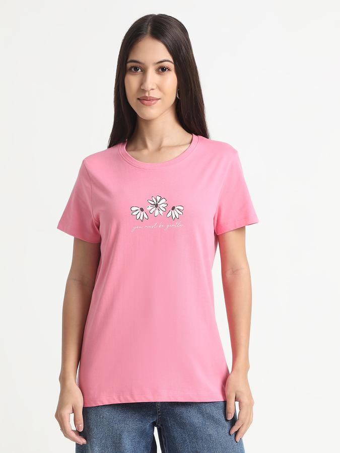 ROUND NECK GRAPHIC PRINTED TEE data-index=