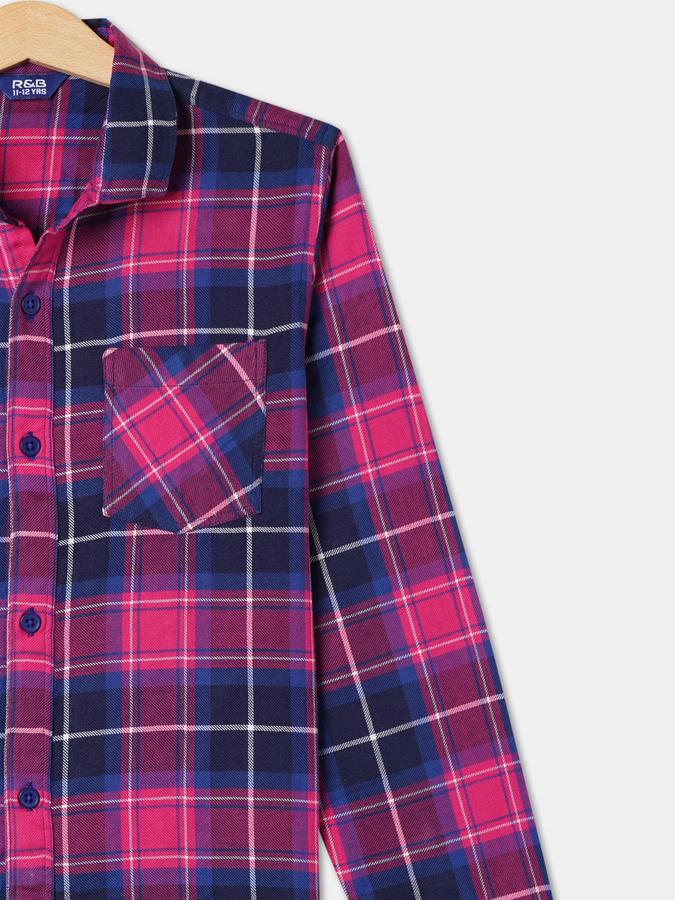 R&B Boy's Checks Shirt image number 2