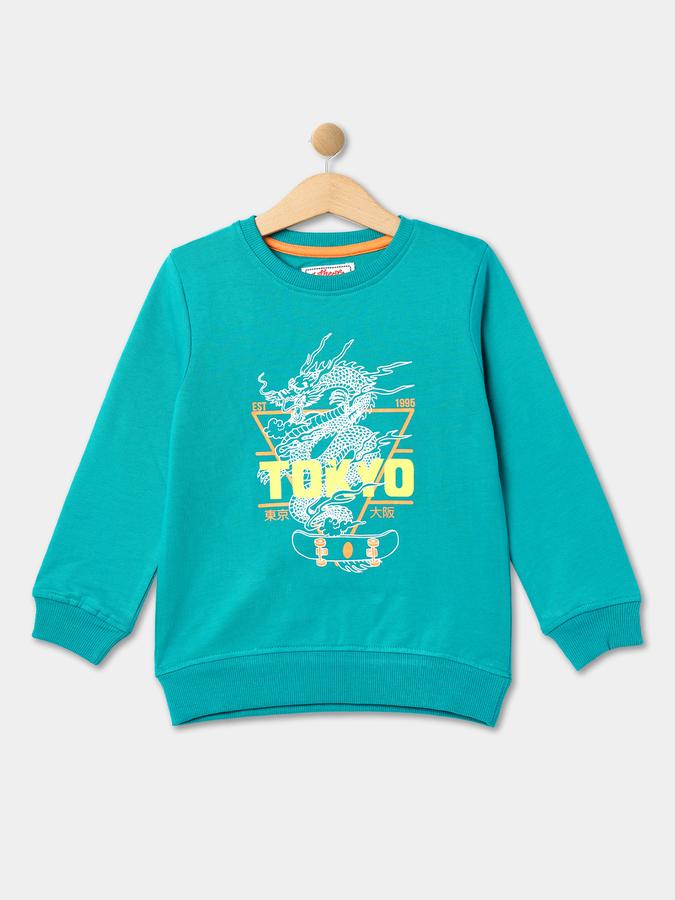 R&B Boys Green Sweatshirts & Hoodies