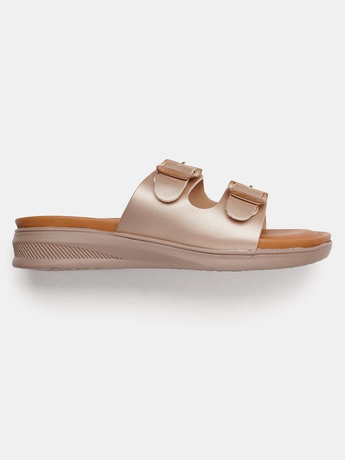 Women Solid Flat Sandals image number 1