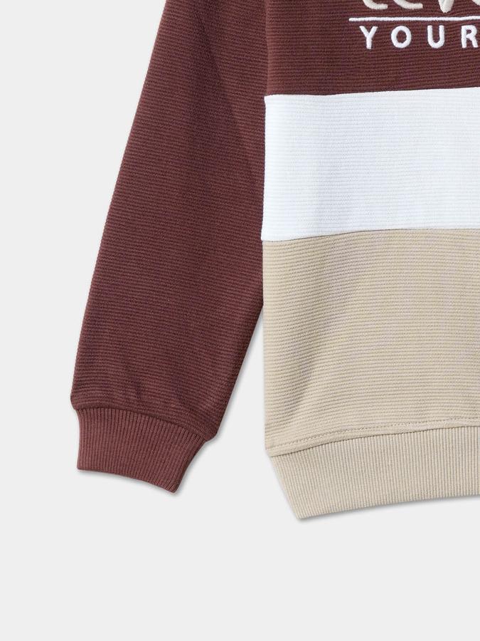 Boys Relaxed Fit Full Sleeve Crew Neck SweaT-Shirt