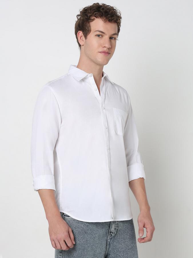 R&B Men's White Shirt